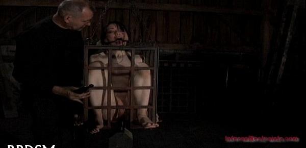 Sexy slaves delighting each other